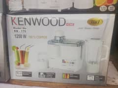 kenwood 3 in 1 Juicer, Blinder, Grinder