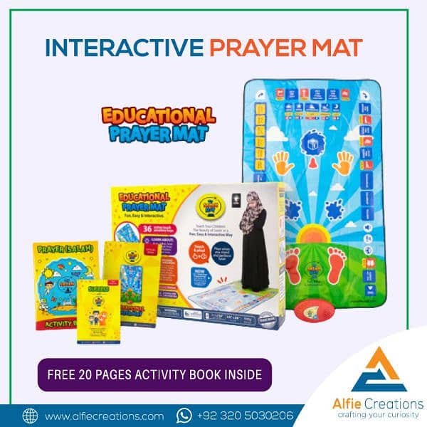 EID Gift for kids to offer Prayers | Educational Prayer Mat 6