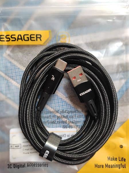 Essager 2 Meters USB A to Type C Cables Available 2