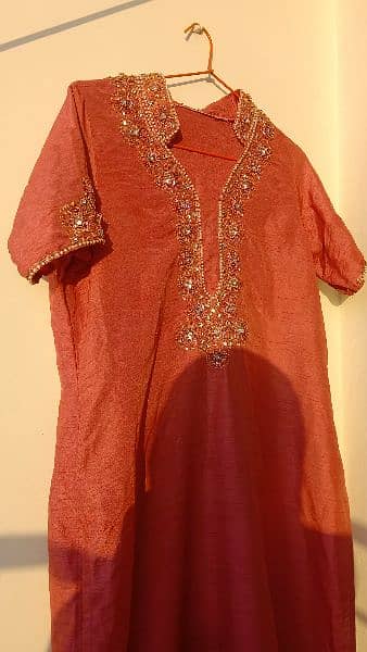 Two piece stiched karahi suit for women 10