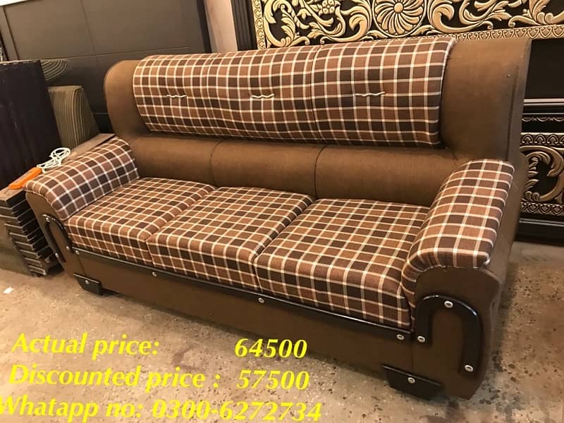 Sofa Set Six seater 1-2-3 with 10 years warranty 9