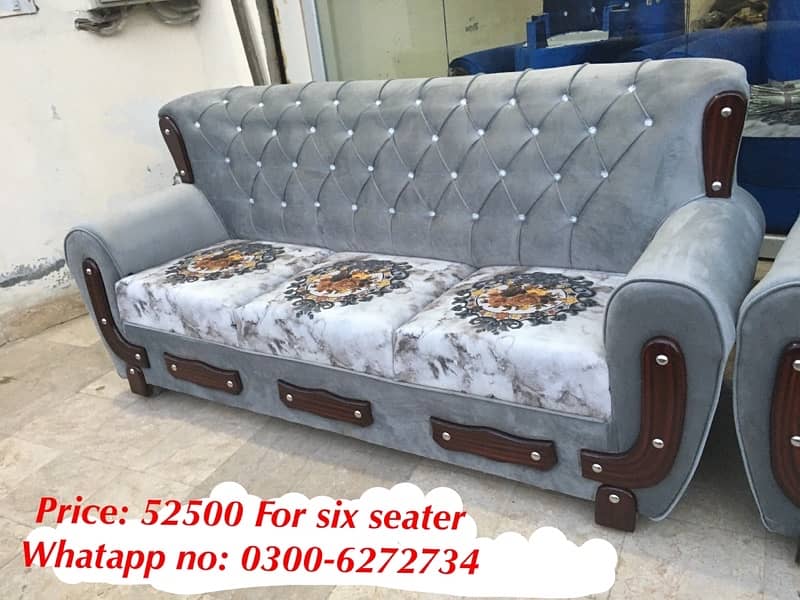Sofa Set Six seater 1-2-3 with 10 years warranty 11