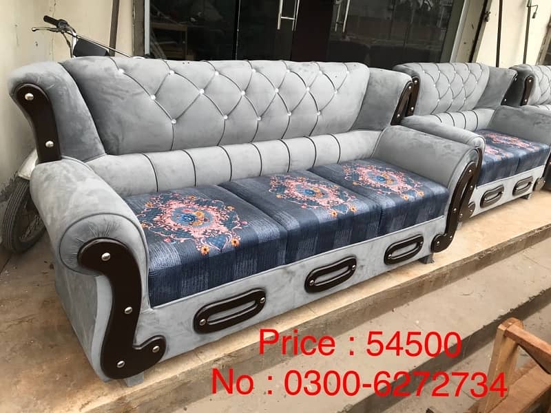 Luxury Six seater sofa set 1-2-3 5