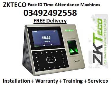 ZKteco Face + Biometric Time attendance /Access Control Services 0