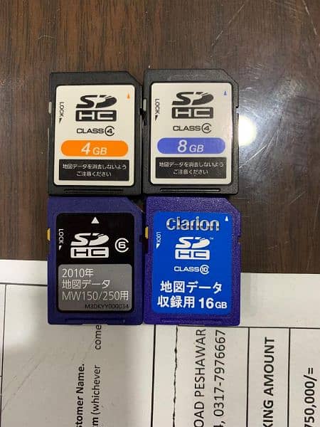 Toyota SD card navigation orignal japan NSCD-W66-W64-W68 1