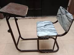STEEL NAMAZ & STUDY CHAIR FOR SALE (NEW CONDITION) 0