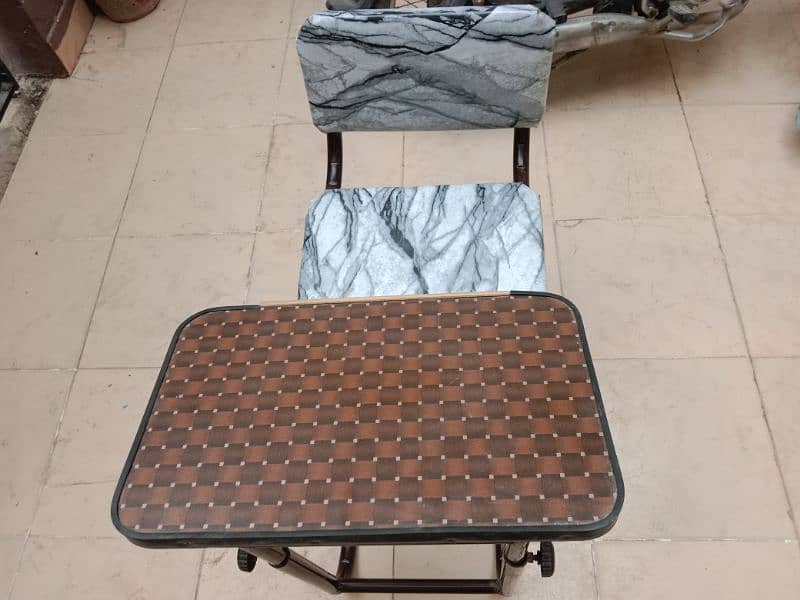 STEEL NAMAZ & STUDY CHAIR FOR SALE (NEW CONDITION) 1
