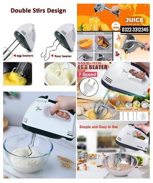 House office home pump kitchen Juicer Mixer machine han beater blender 1