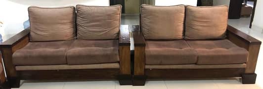 sofa set / 4 seater sofa / table / center table / side table