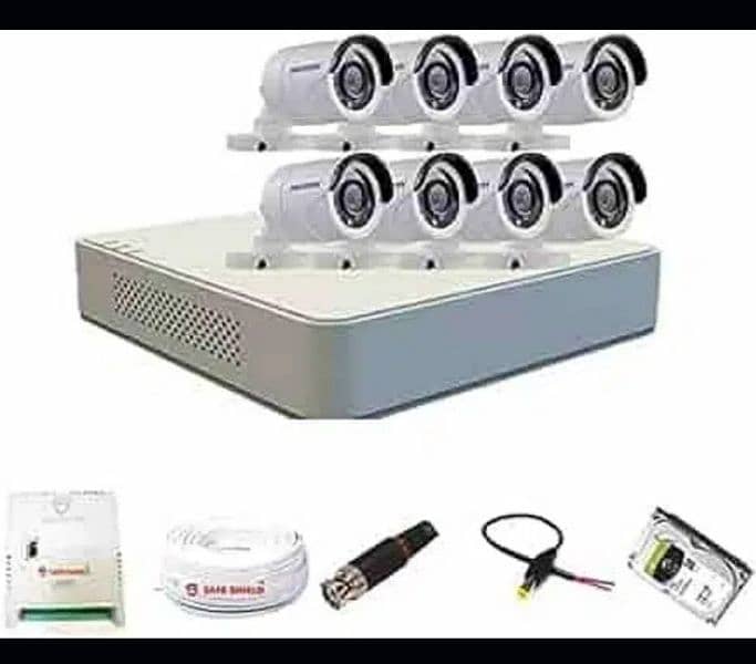 08 cameras with 8 port DVR package 0
