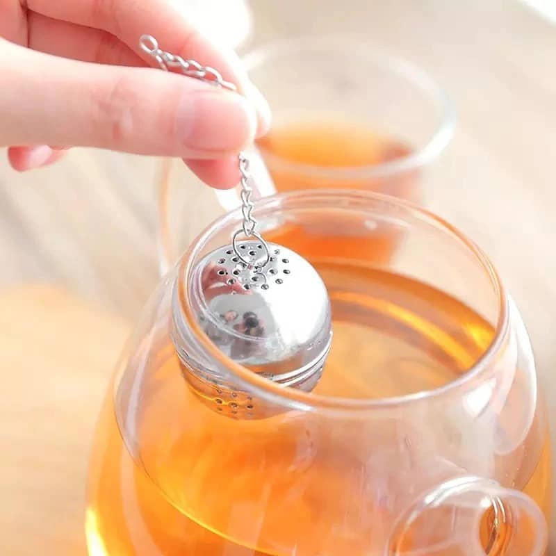 Stainless Steel Mesh Tea Ball Strainer Filter Infuser pack 2 8