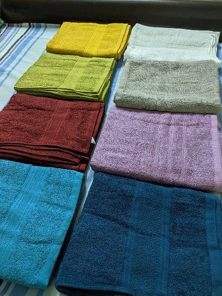 Export Leftover 100% Soft Cotton Towels sets at wholesale rate. 4