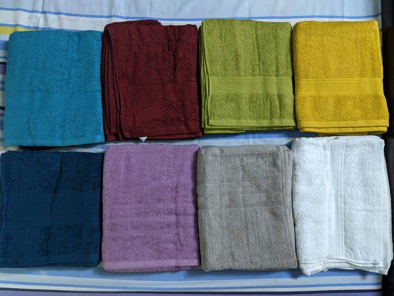 Export Leftover 100% Soft Cotton Towels sets at wholesale rate. 5