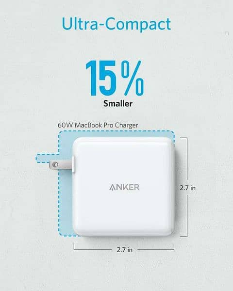 Anker for MacBook & laptops 60w charger 3