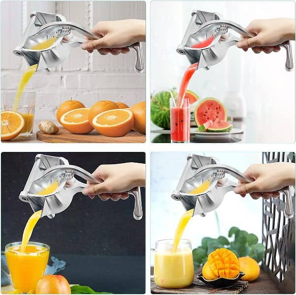 Hand press manual fruit juice Squeezer machine 2