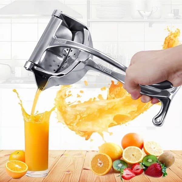 Hand press manual fruit juice Squeezer machine 8