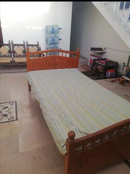 Single wooden bed 5