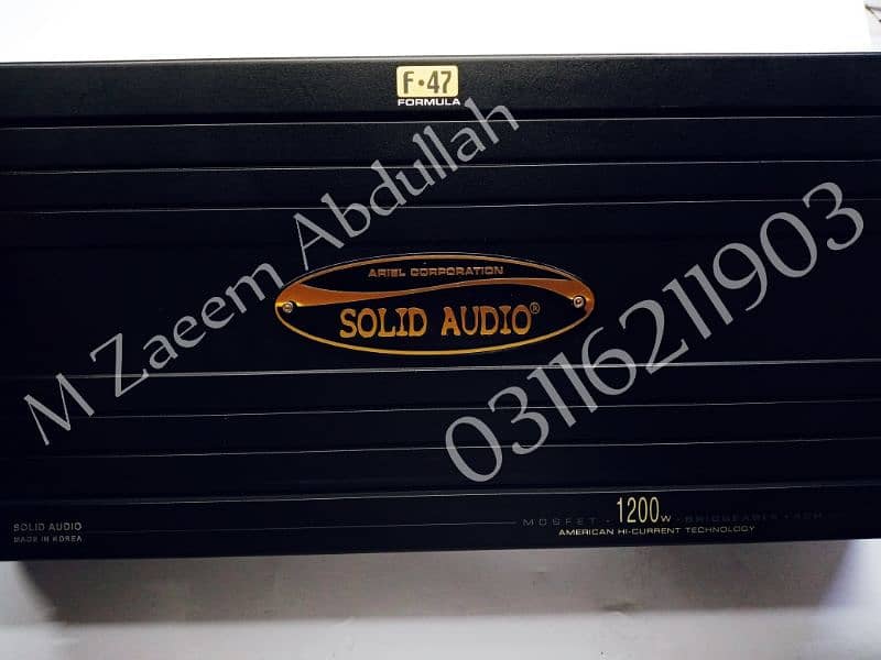 Solid audio f47 amplifier 6