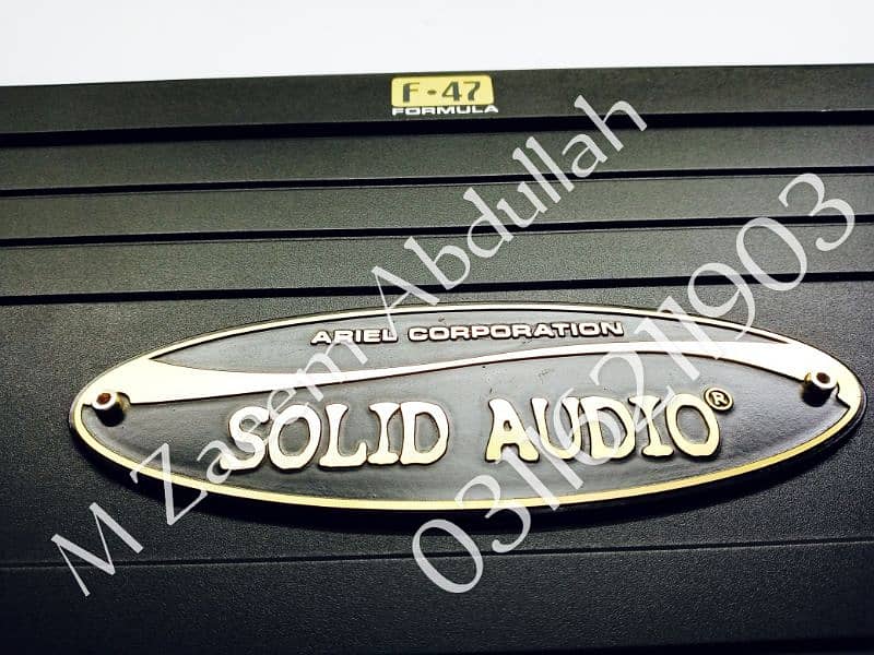 Solid audio f47 amplifier 7