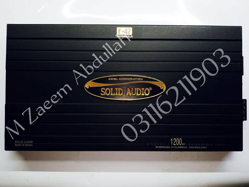Solid audio f47 amplifier 8