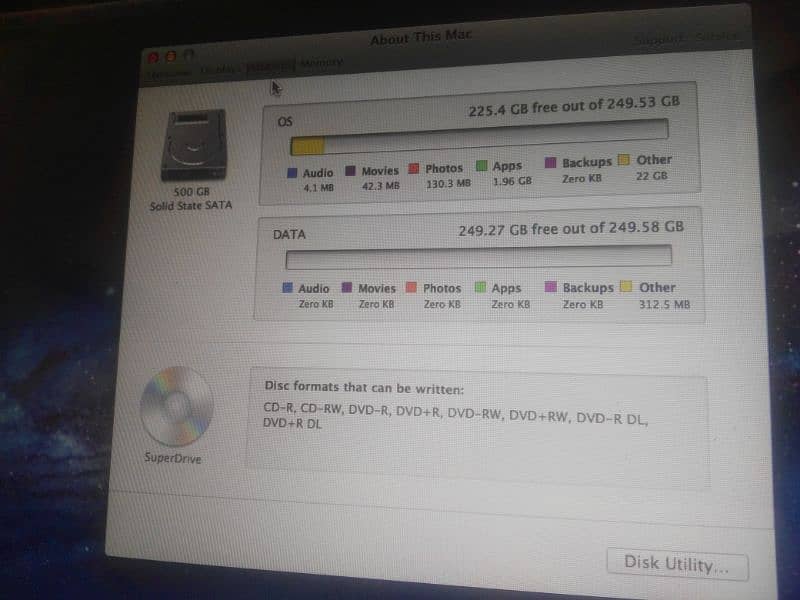 Macbook Pro, ci5, 16gb ram 500gb ssd, late 2011 2