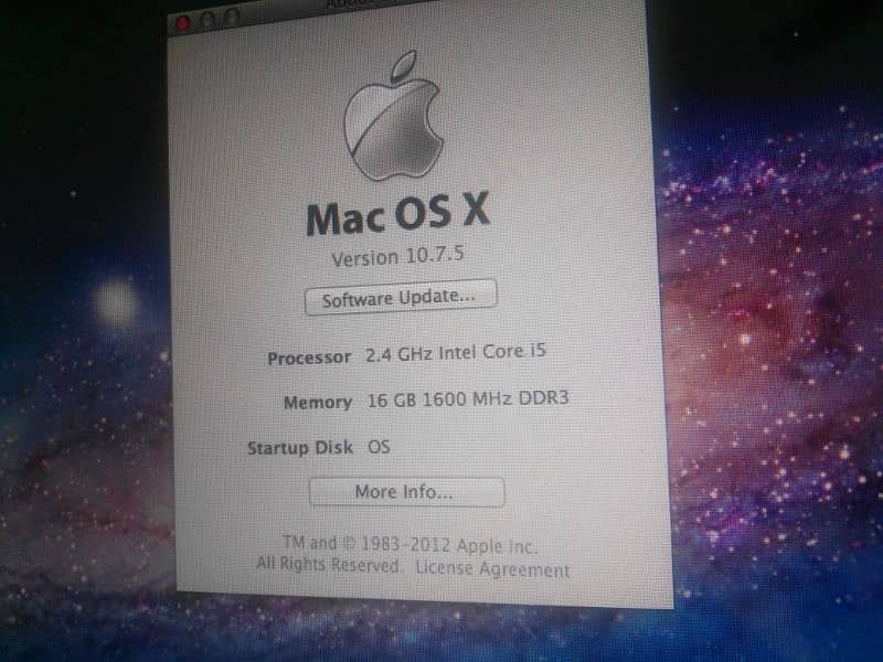 Macbook Pro, ci5, 16gb ram 500gb ssd, late 2011 8