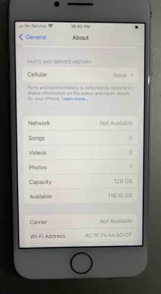 iPhones 7 bypass ha , 128gb by pass 1