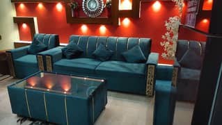 sofa set available in reasonable price.