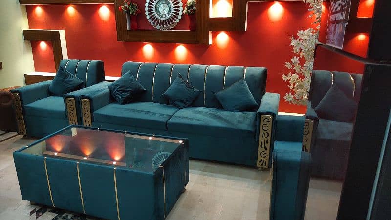 sofa set available in reasonable price. 0