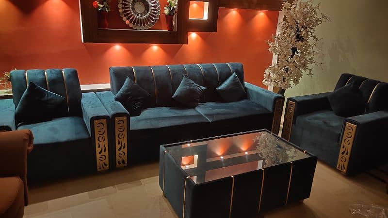 sofa set available in reasonable price. 2