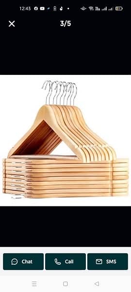 wooden hangers |Top quality |New|pro | boutique 9