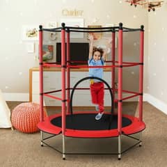 First Play 55 inch/ Kids Trampoline with Enclosure 03020062817 0
