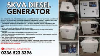 Generator, 5KVA Diesel Generator, Diesel Generators for sale