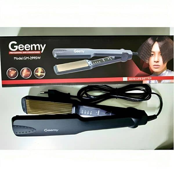GM-2995W geemy high quality professional wired hair crimper 3
