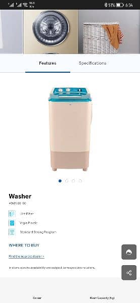 Haier Single Tub Washing Machine (New) 1