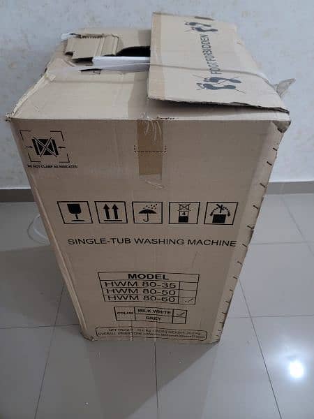 Haier Single Tub Washing Machine (New) 6
