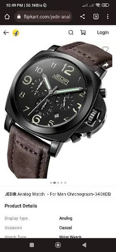 JEDIR CHRONOGRAPH WATCH