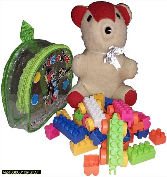 Building Blocks (Teddy Bear And Bag Free) 1