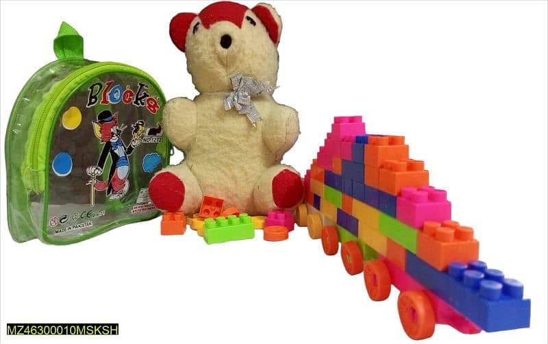 Building Blocks (Teddy Bear And Bag Free) 2