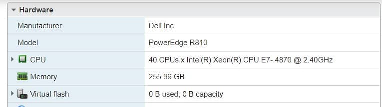 Dell PowerEdge R810 Server 4xCPU  Ram DDR3 ECC16x16 (256GB) 1