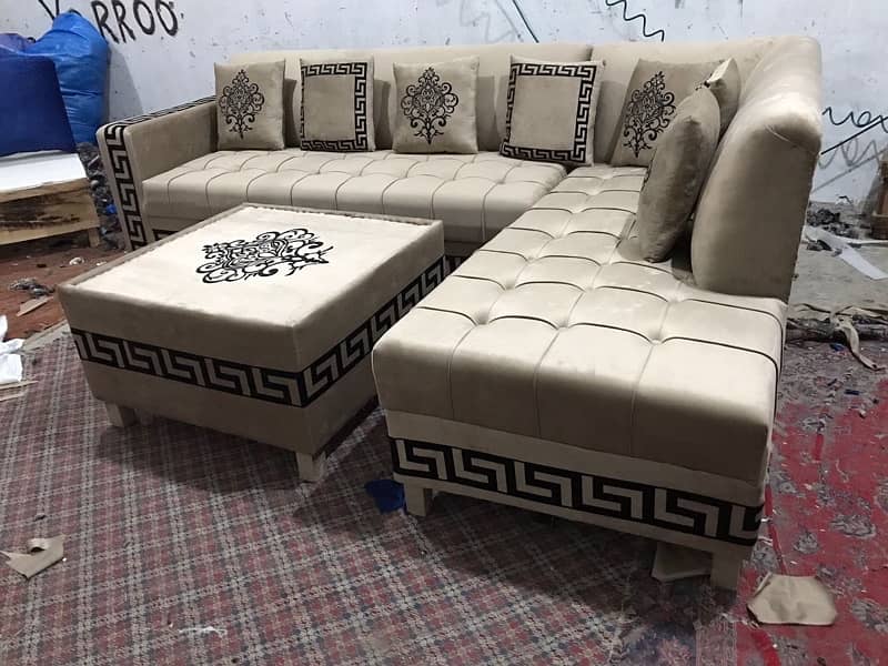 L shape sofa/sofa set/wooden sofa/sofa cum bed/6 seater sofa 1