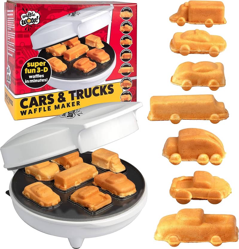 Car & Trucks Waffle Maker - Make 7 Different Race Cars 0