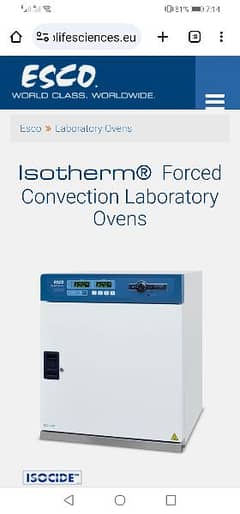 industrial laboratory oven automatically