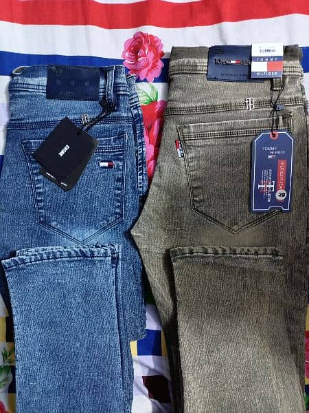 Tomy Brand New Power Stretch Jeans Weist 29/30 For Mens/Women Unisex 2