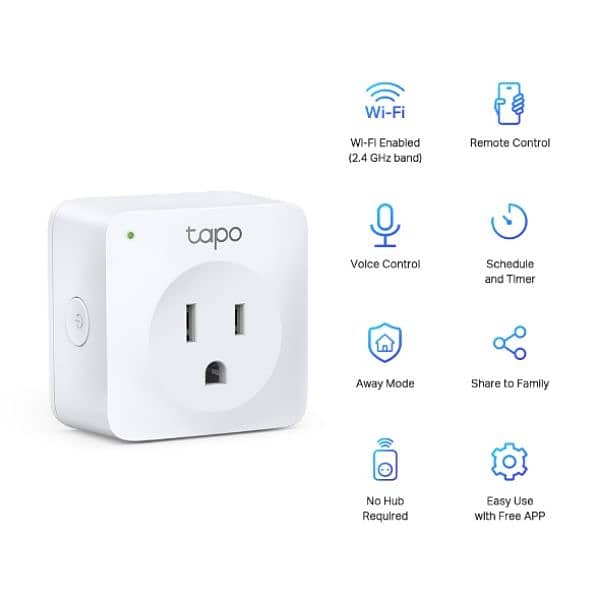 TP-Link Tapo P100 WiFi socket - Smart Plug 0