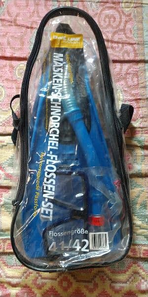 DiveLine by ROYALBEACH Snorkel set for Diving swimming Fins 8