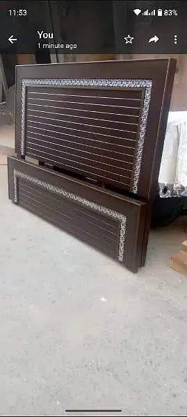 Double Bed WIth out side tables . . Whole sale price 5