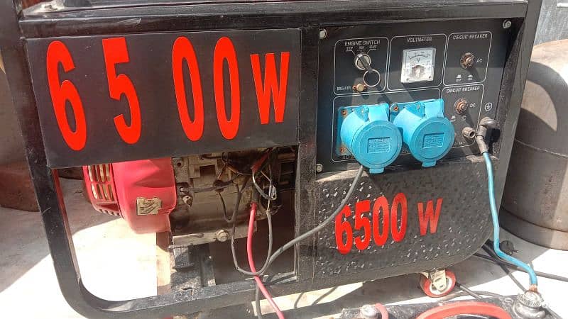 generator 6500 wat 10 by 10 condition company magma 0
