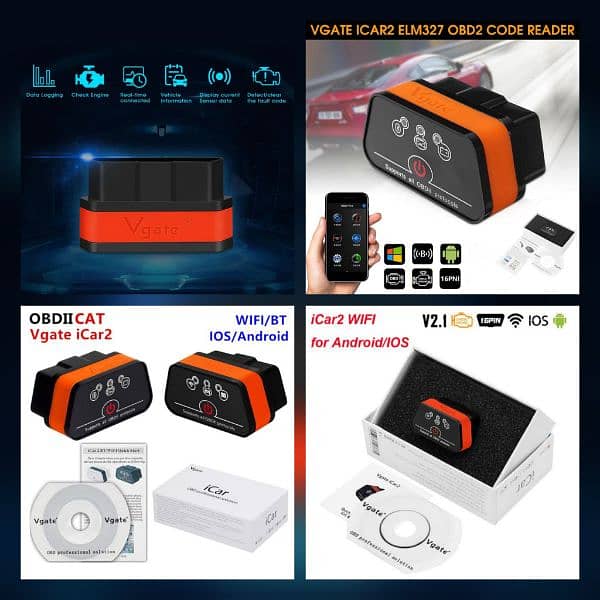 iCar2 OBD2 Scanner Scan Tools Interface Bluetooth 03020062817 0