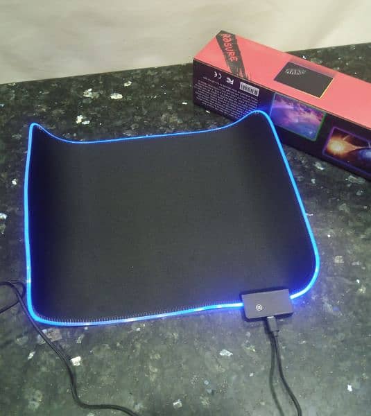 RGB Gaming Mouse Pad (Box-Packed) USB gaming pad for Sale 1